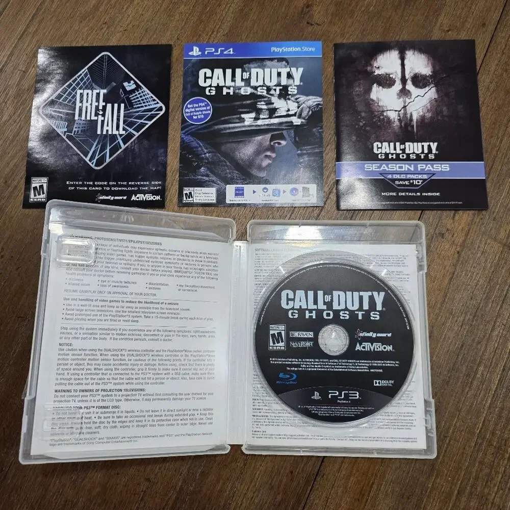 Call of Duty: Ghosts (PS3) Complete In Box with Inserts